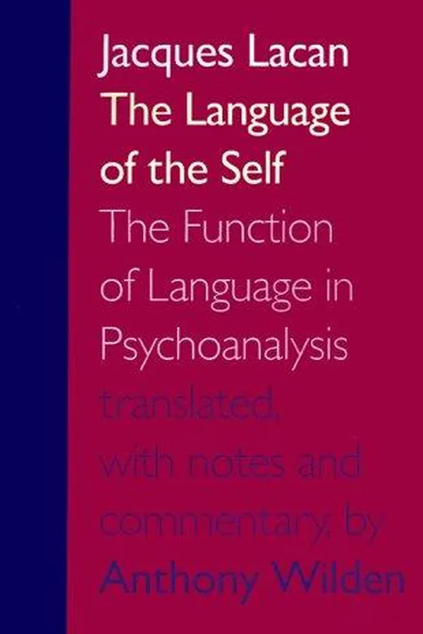 Capa de The language of the self