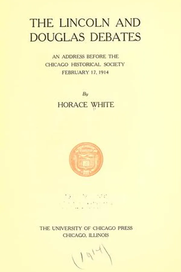 Cover of The Lincoln and Douglas debates