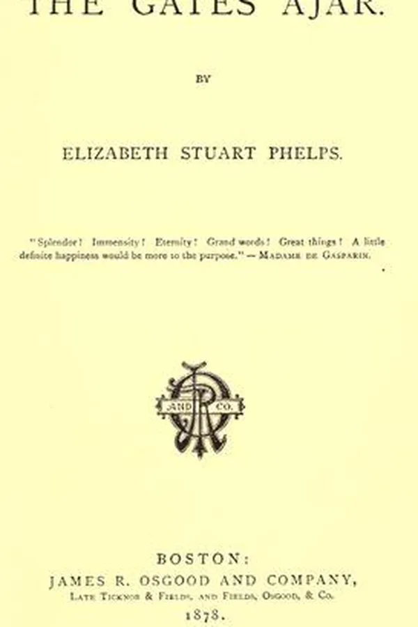 Capa de The gates ajar