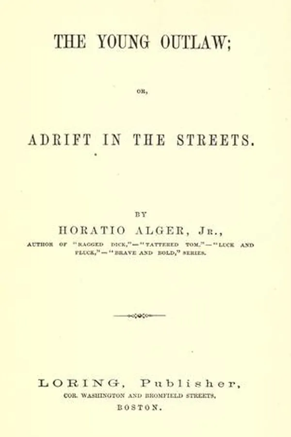 Capa de The young outlaw, or, Adrift in the streets