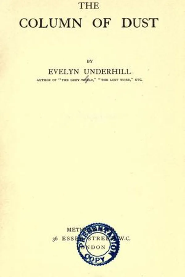 Capa de THE COLUMN OF DUST