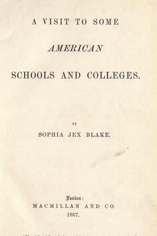 Capa de A visit to some American schools and colleges