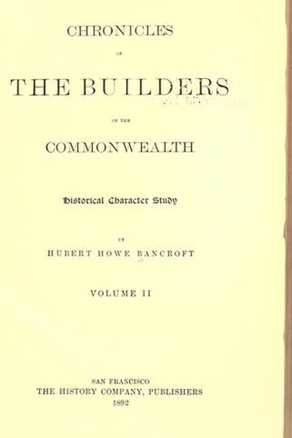 Capa de Chronicles of the Builders of the Commonwealth