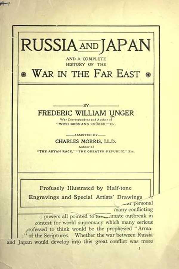 Capa de The authentic history of the war between Russia and Japan