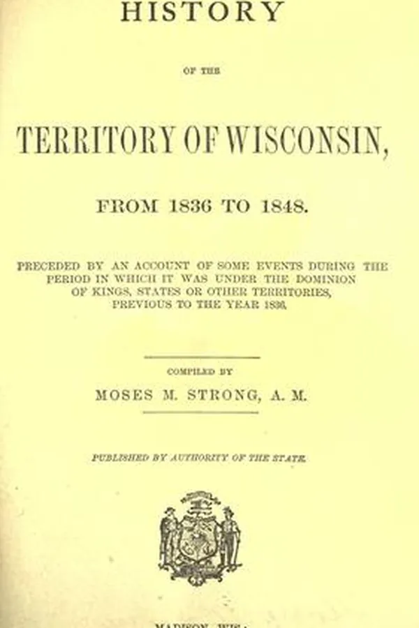Capa de History of the territory of Wisconsin, from 1836 to 1848