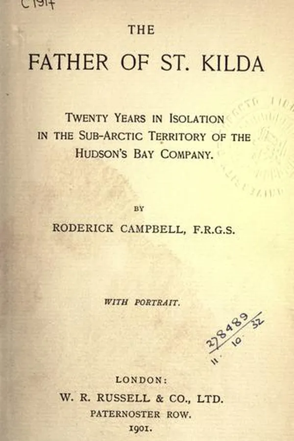 Capa de The father of St. Kilda