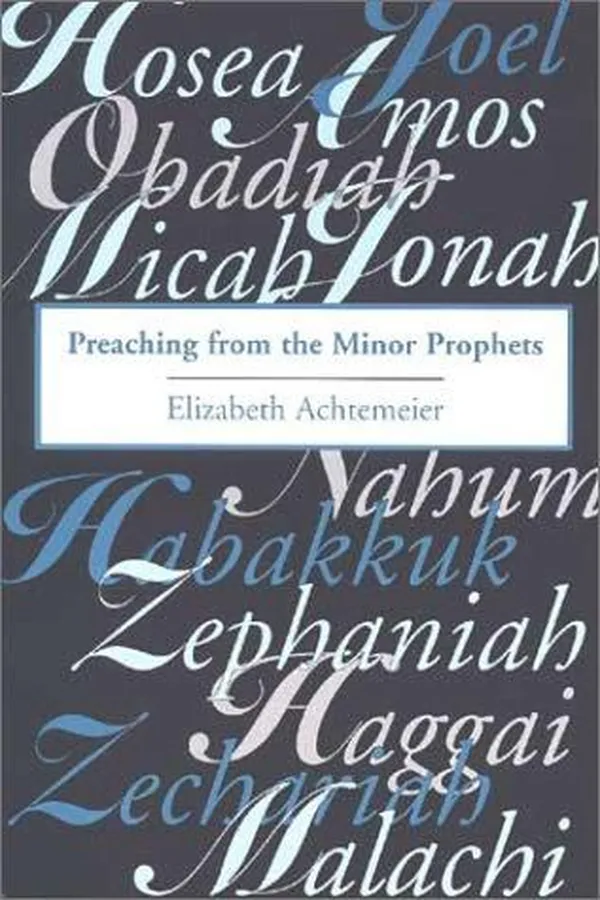 Capa de Preaching from the Minor Prophets