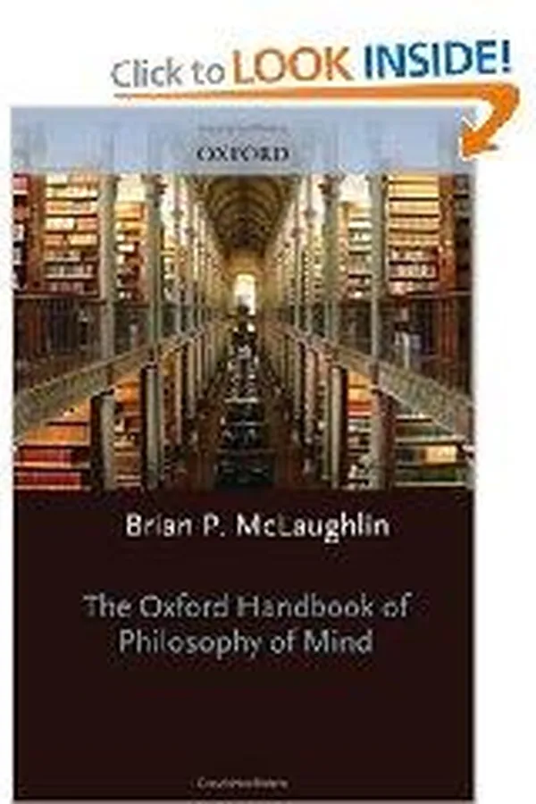 Capa de The Oxford handbook of philosophy of mind