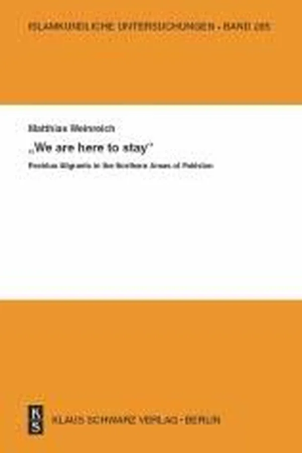 Capa de We Are Here to Stay: Pashtun Migrants in the Northern Areas of Pakistan