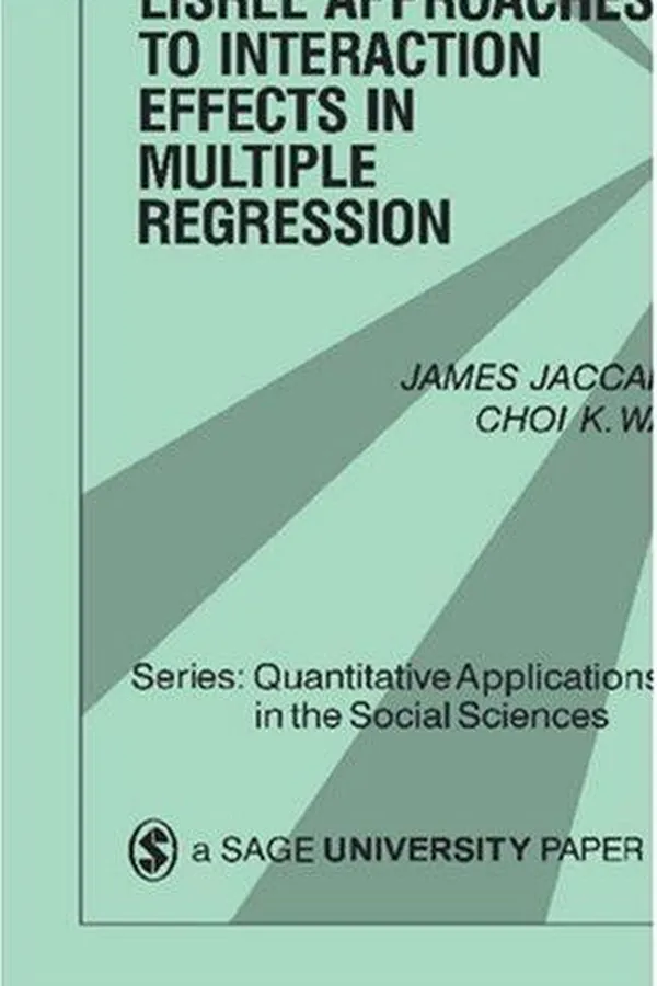 Capa de LISREL approaches to interaction effects in multiple regression