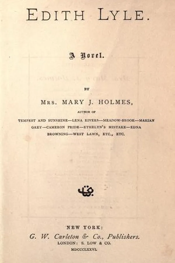 Capa de Edith Lyle