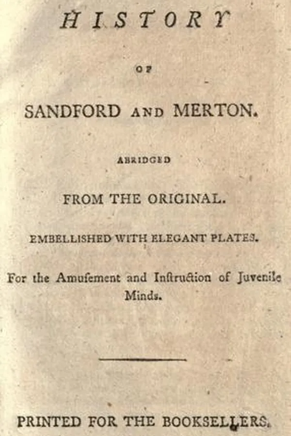 Capa de The history of Sandford and Merton