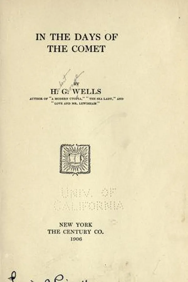 Capa de In the days of the comet