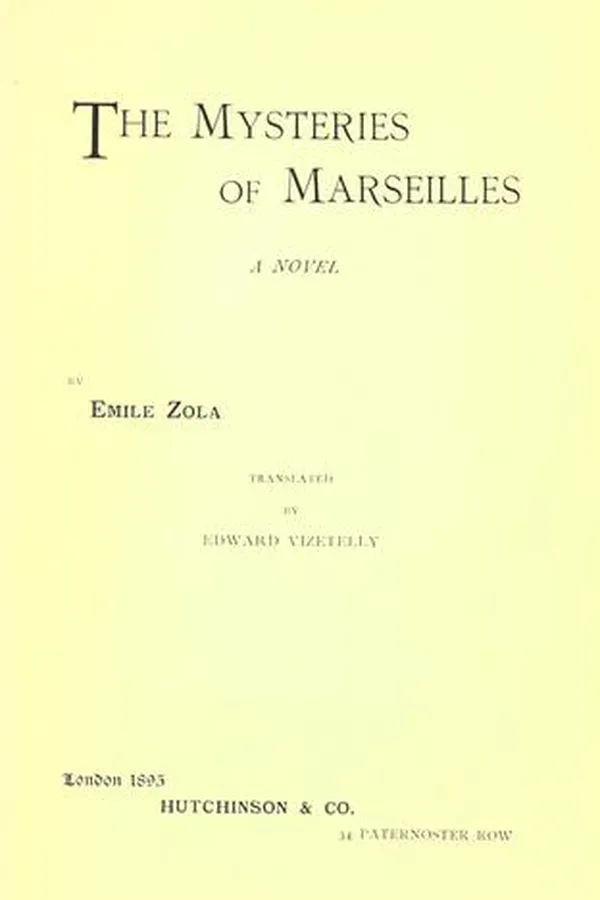 Capa de Mystères de Marseille