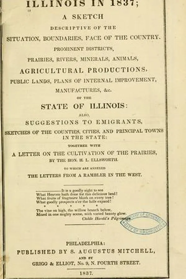 Capa de Illinois in 1837