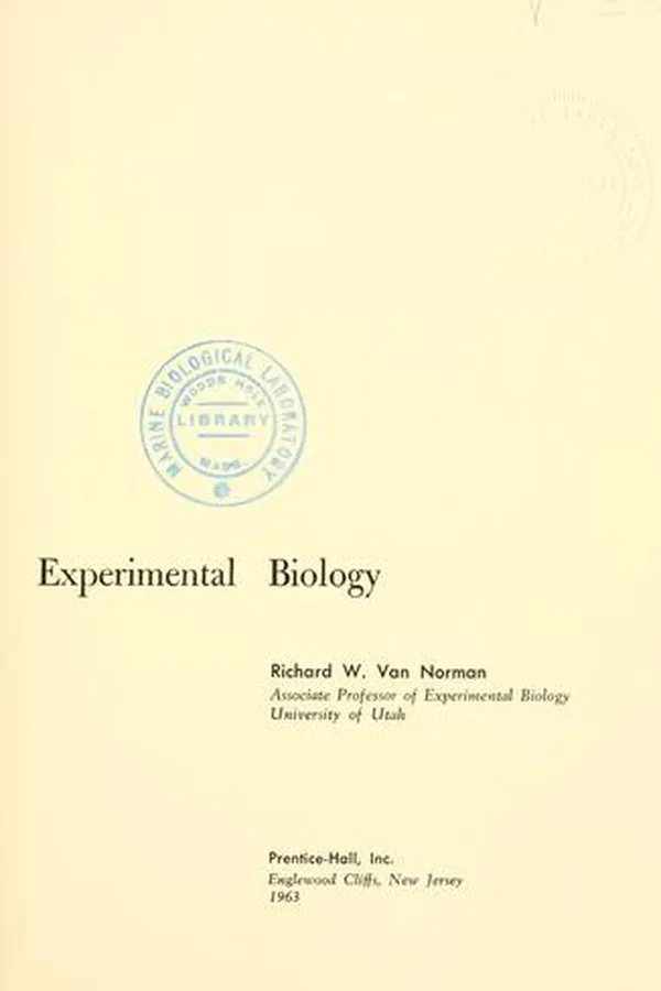 Capa de Experimental biology