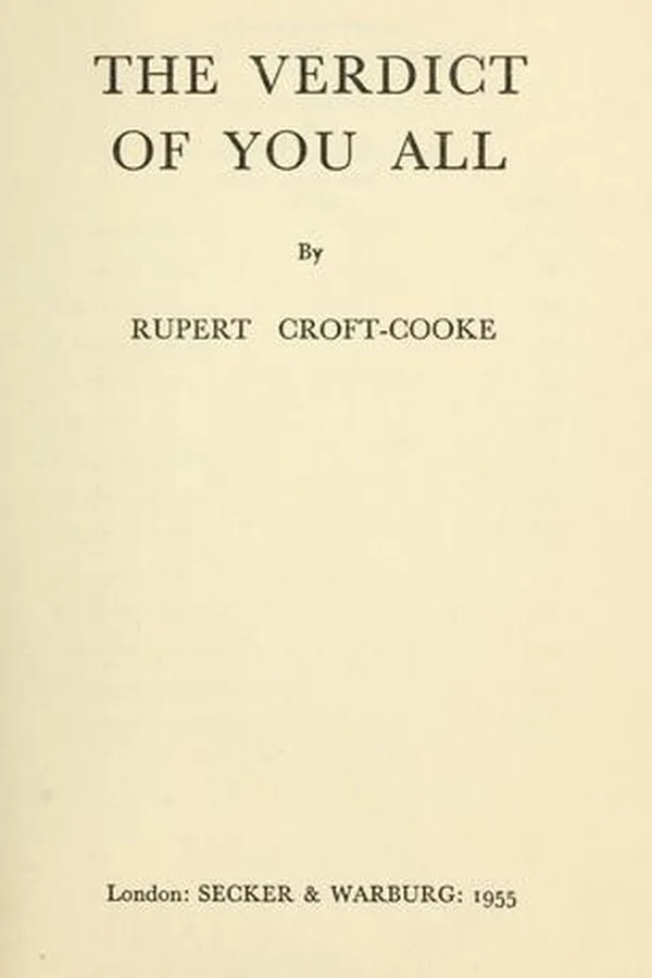 Capa de The verdict of you all
