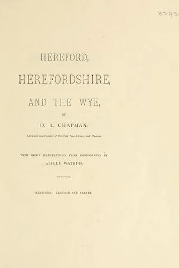 Capa de Hereford, Herefordshire, and the Wye