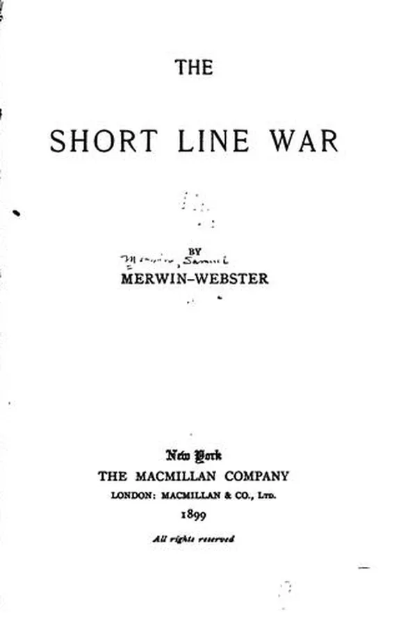 Capa de The short line war