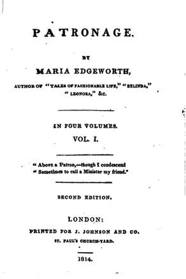 Cover of Patronage