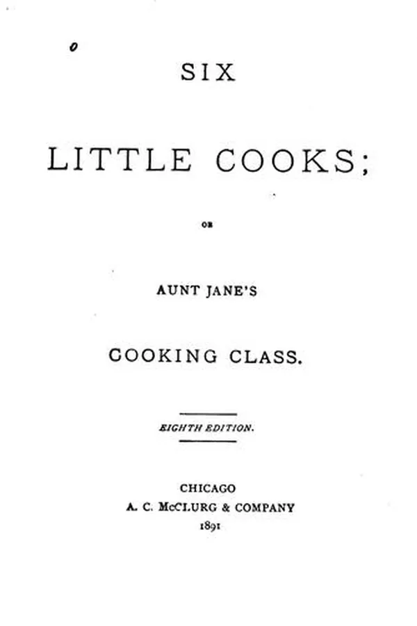 Capa de Six little cooks