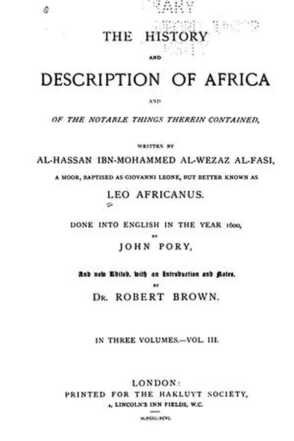 Capa de Cosmographia et geographia de Affrica