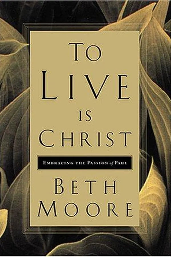Capa de To live is Christ