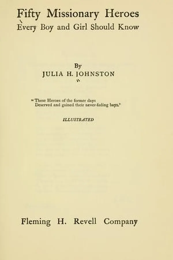 Capa de Fifty missionary heroes every boy and girl should know