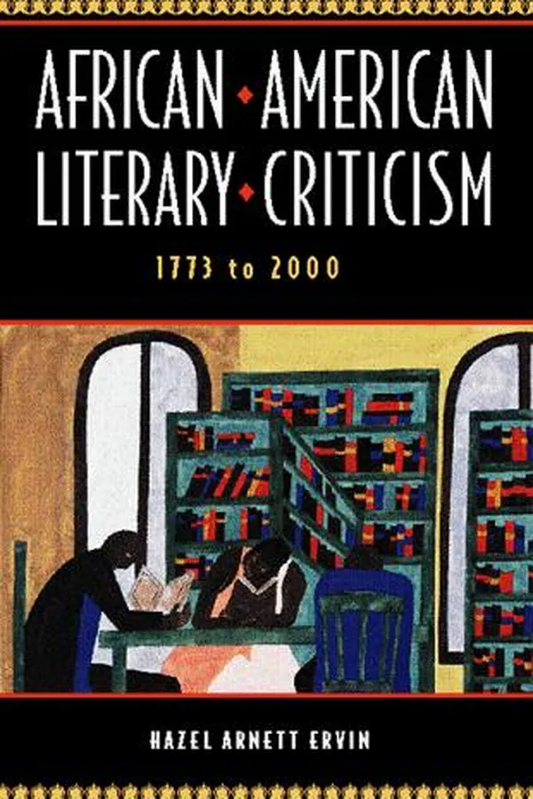 Capa de African American literary criticism, 1773 to 2000