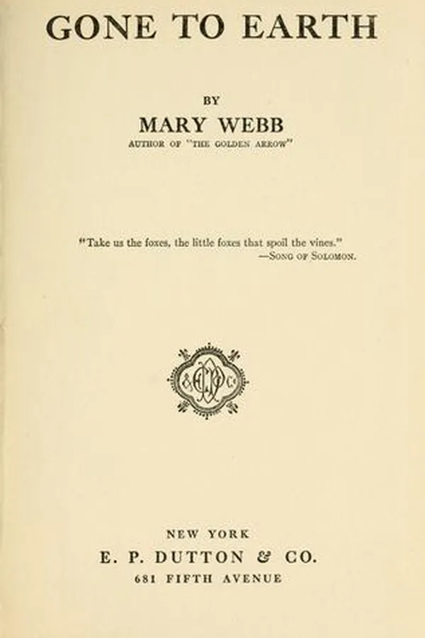 Cover of Gone to Earth