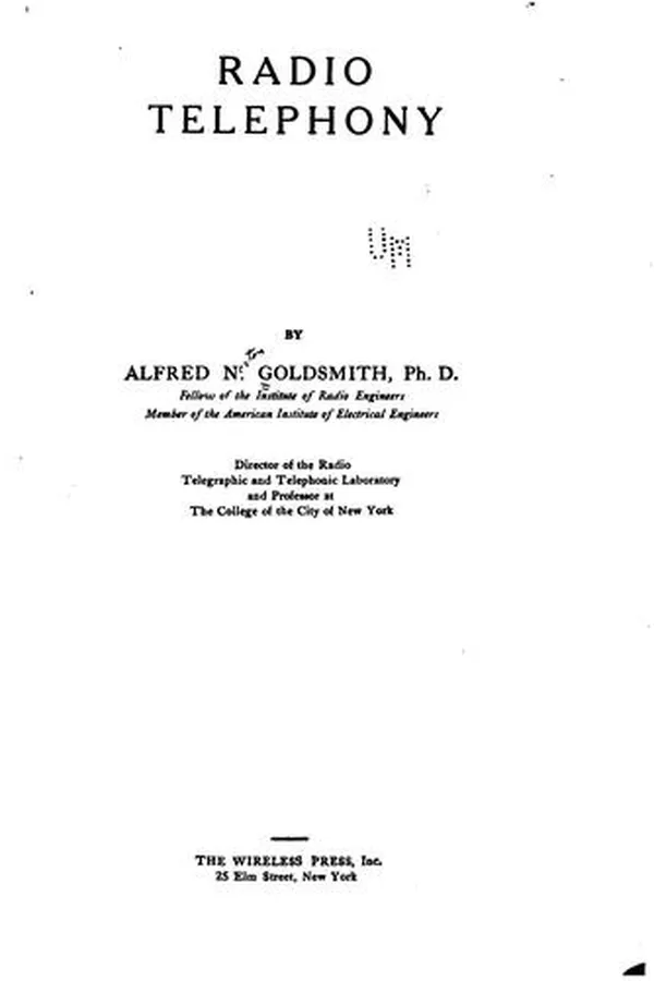 Cover of Radio telephony