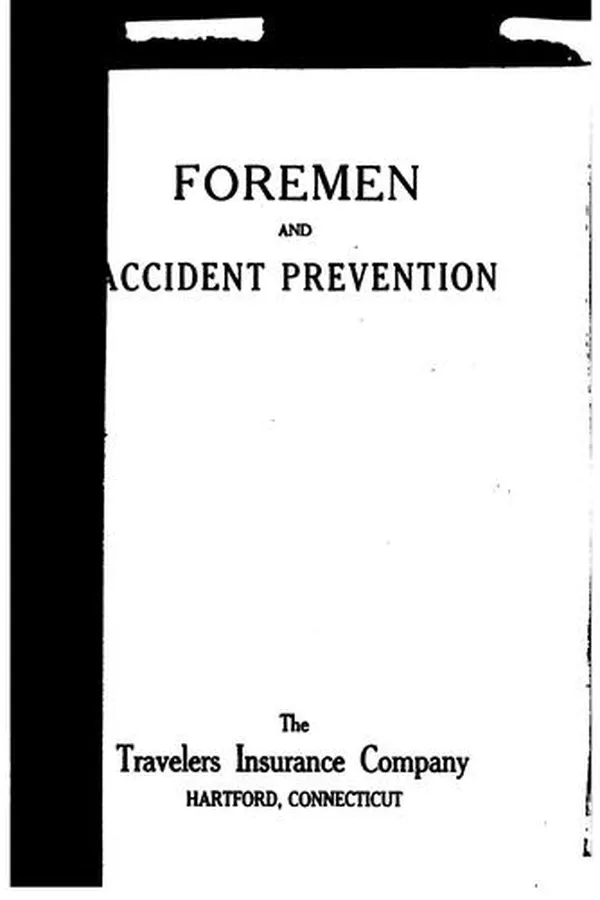 Capa de Foremen and Accident Prevention