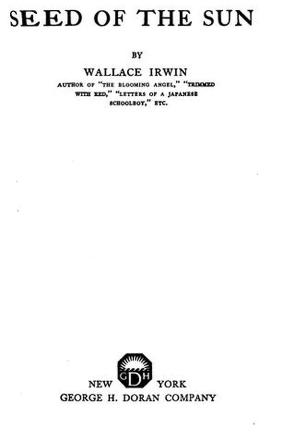 Capa de Seed of the sun