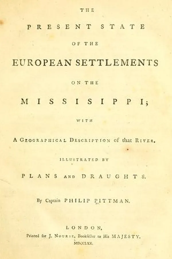 Capa de The present state of the European settlements on the Mississippi