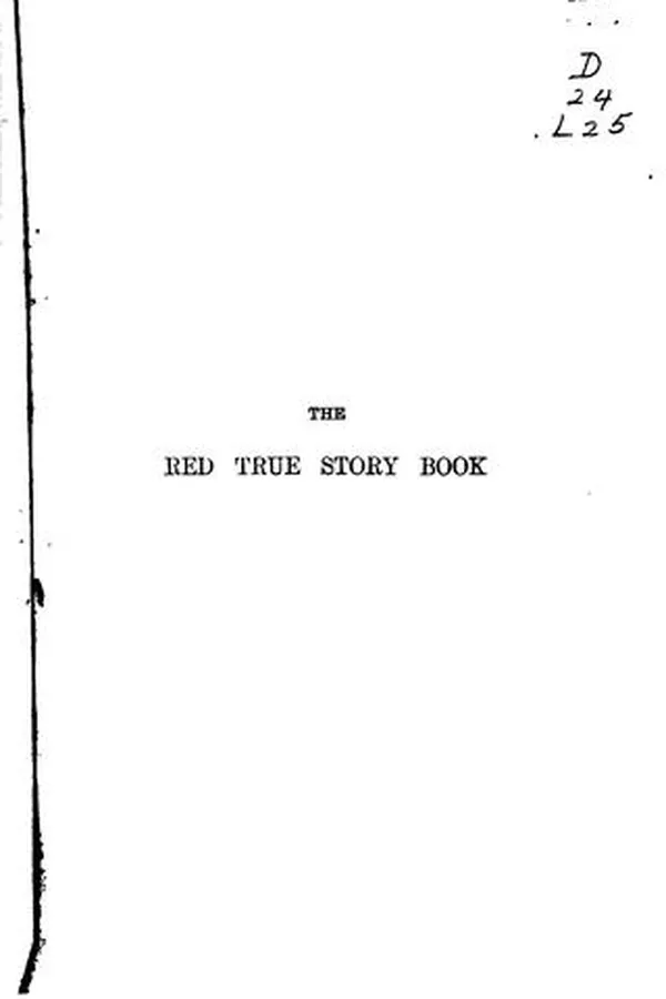 Capa de The red true story book