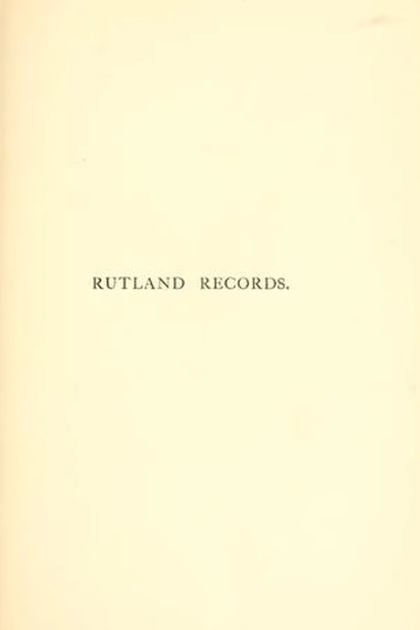 Capa de ...Vital records of Rutland, Massachusetts