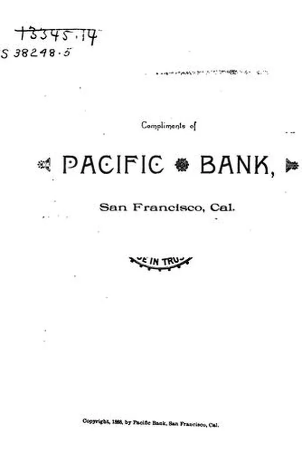 Capa de Pacific bank handbook of California