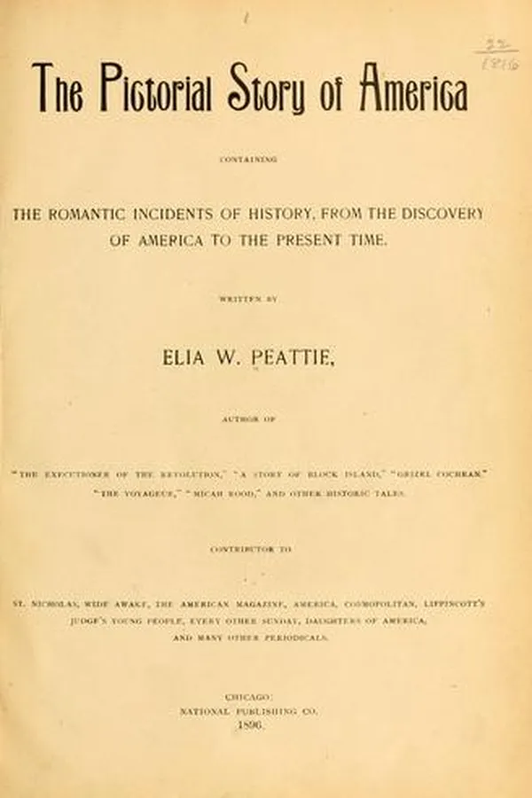 Capa de The pictorial story of America