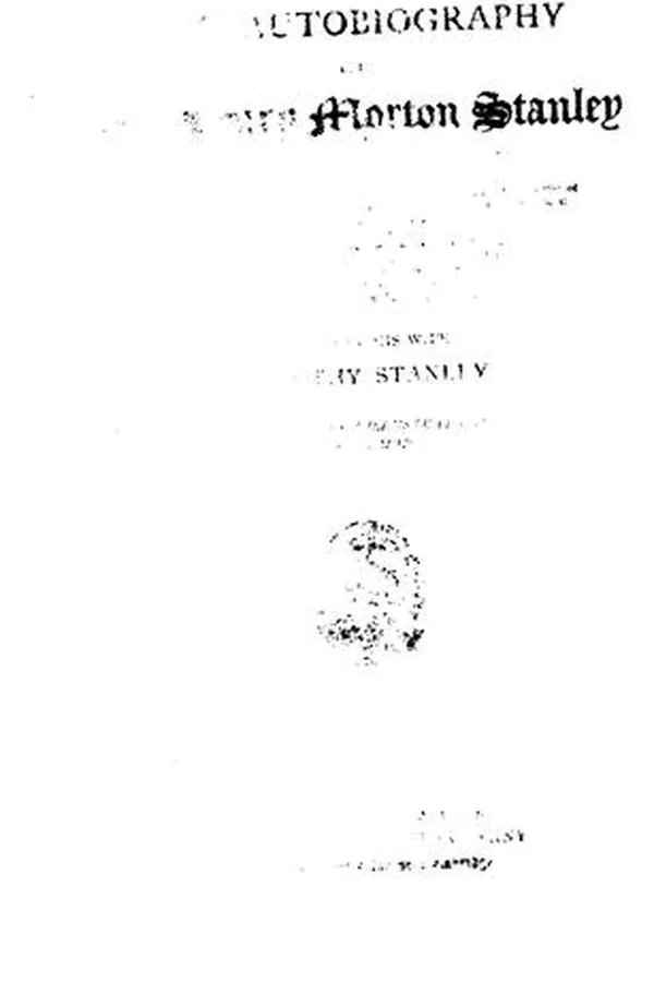 Capa de The autobiography of Sir Henry Morton Stanley ..