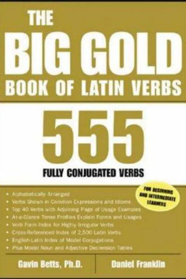 Capa de The big gold book of Latin verbs