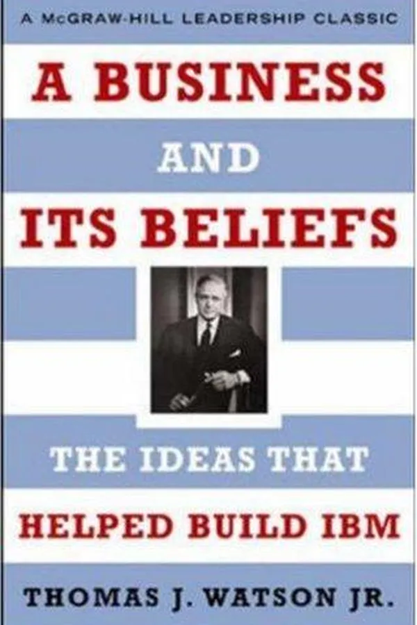 Capa de A business and its beliefs
