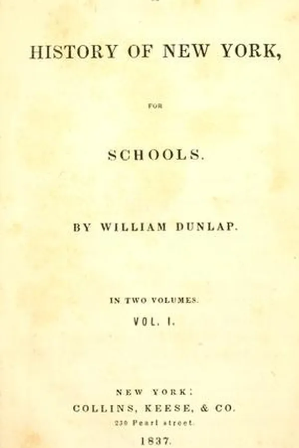 Capa de A history of New York, for schools