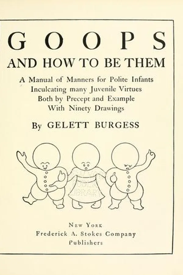 Capa de Goops and how to be them