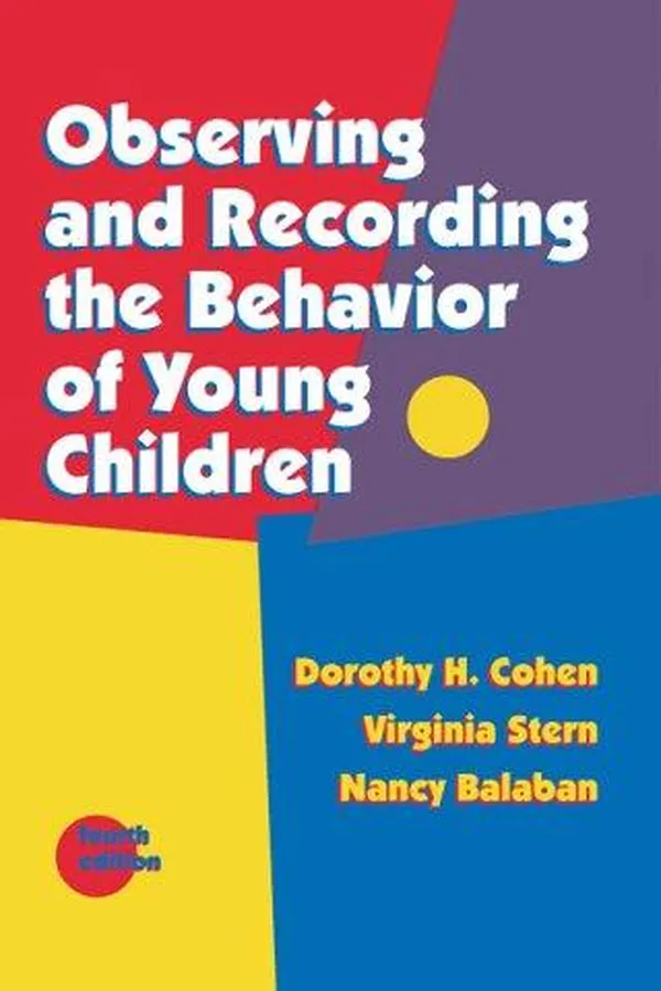 Capa de Observing and recording the behavior of young children