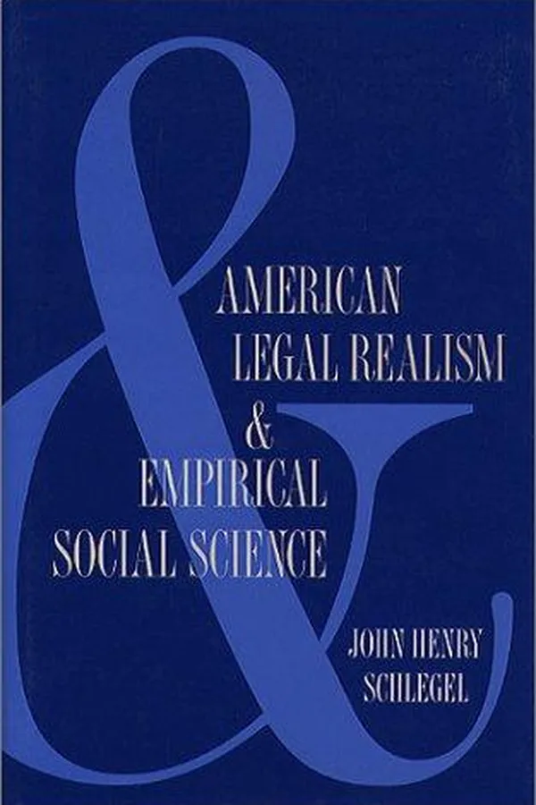 Capa de American legal realism and empirical social science