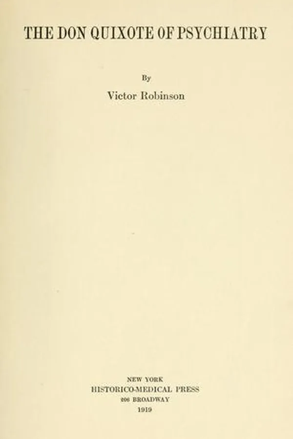 Capa de The Don Quixote of psychiatry