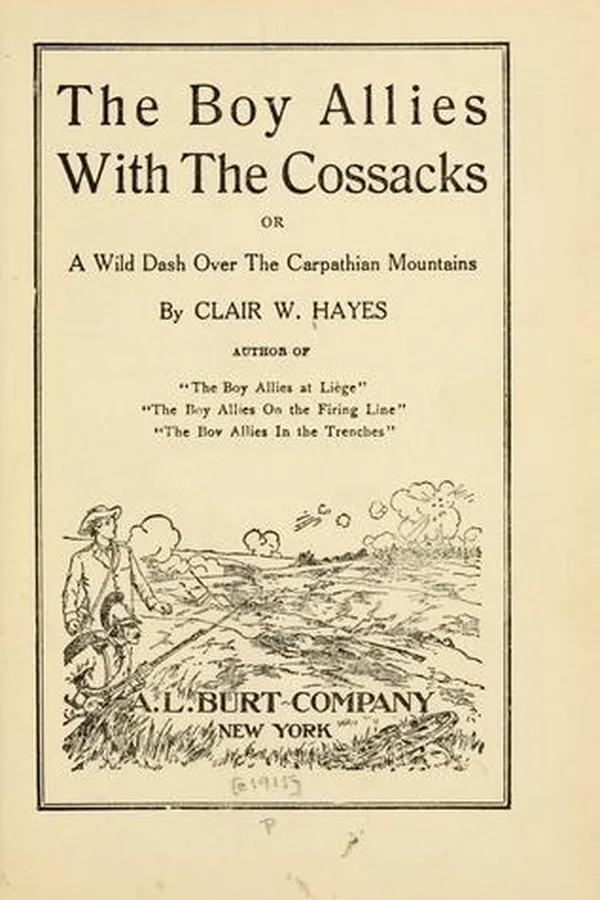 Capa de The boy allies with the Cossacks, or, A wild dash over the Carpathian Mountains