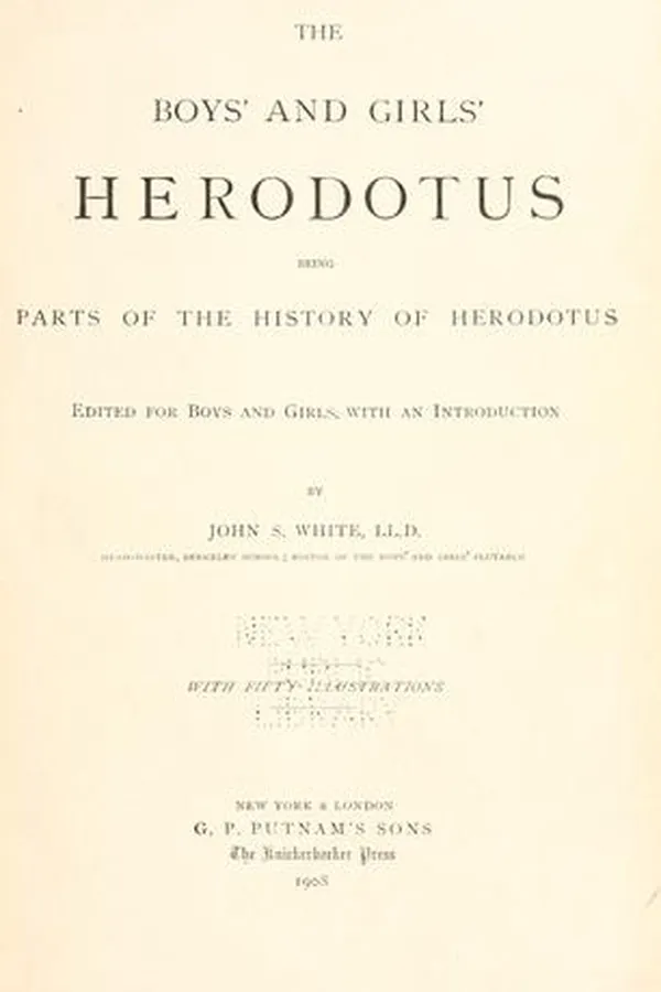Capa de The boys' and girls' Herodotus