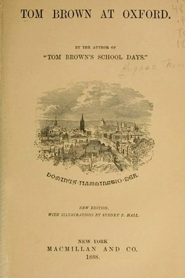 Capa de Tom Brown at Oxford