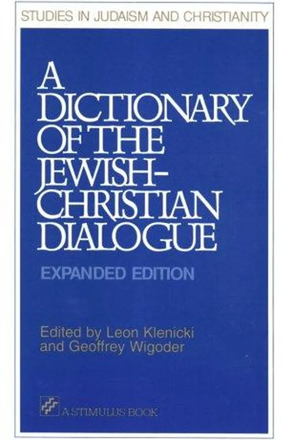 Capa de A dictionary of the Jewish-Christian dialogue